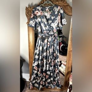 Baltic Born Satin Maxi Dress